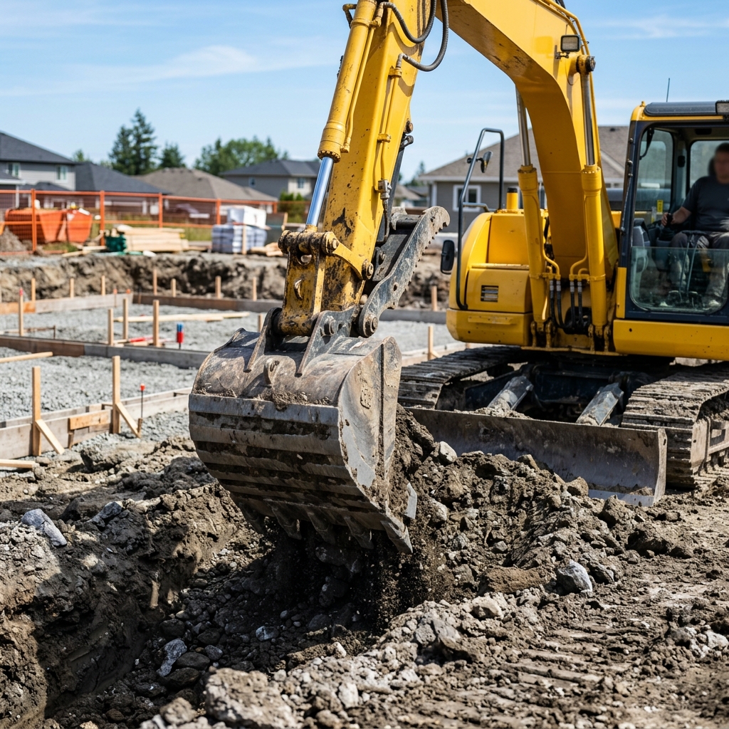 Foundation Excavation site