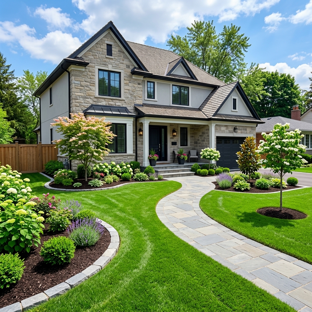 Beautiful Landscaping Completed Work